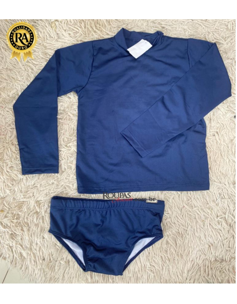  Conjunto Infantil Proteção Solar Uv Masculino