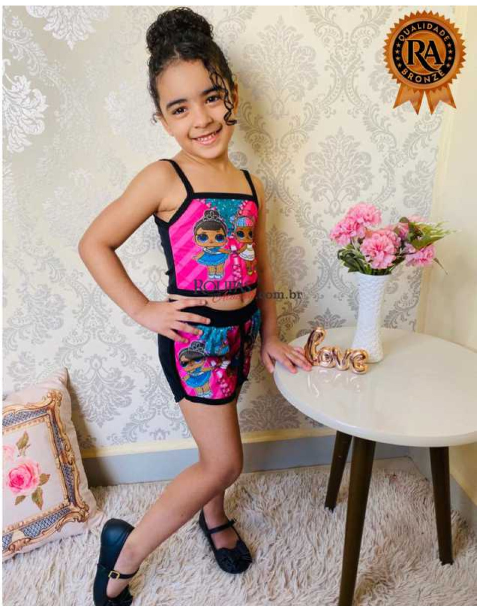 Conjunto Short E Blusa Infantil 