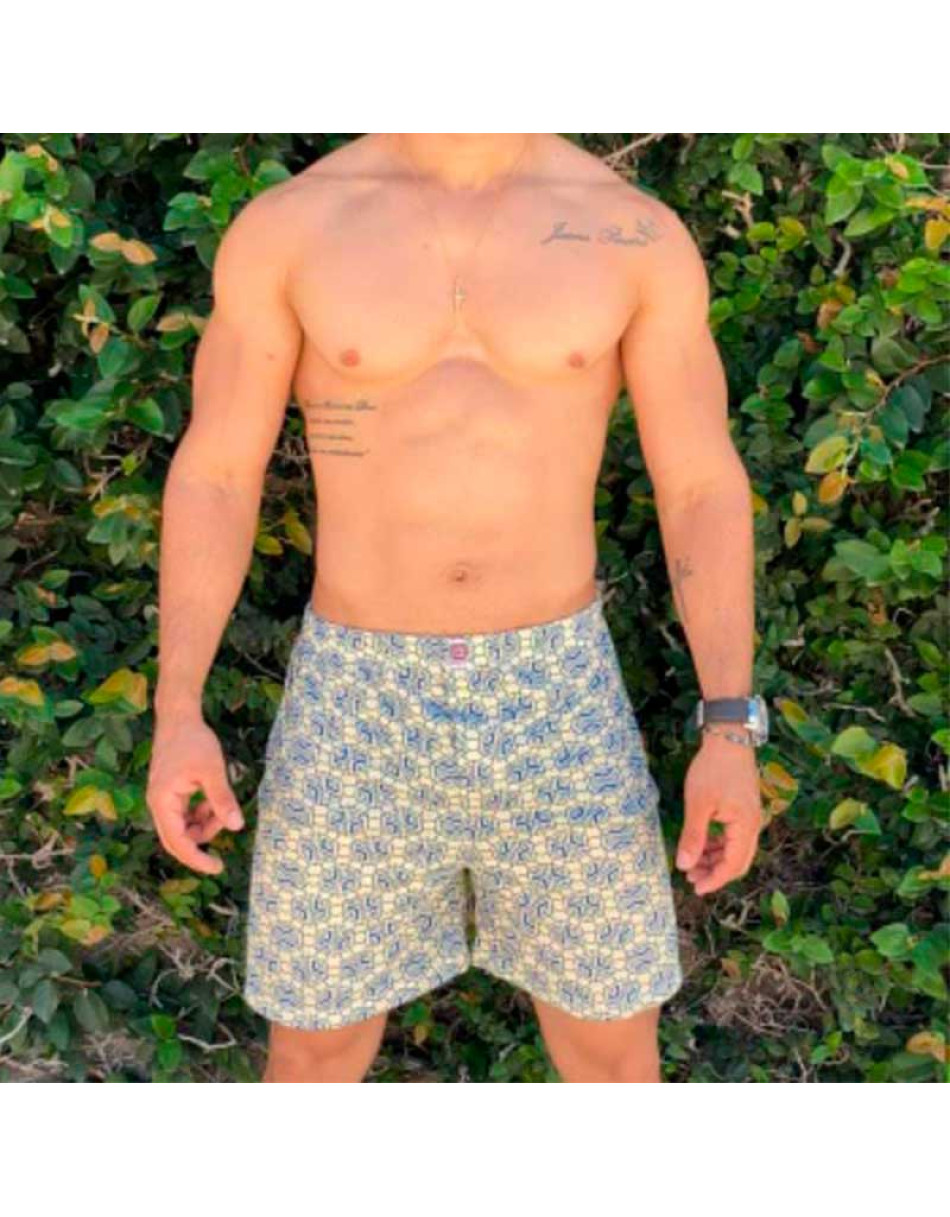 Short Pijama Masculino Estampado