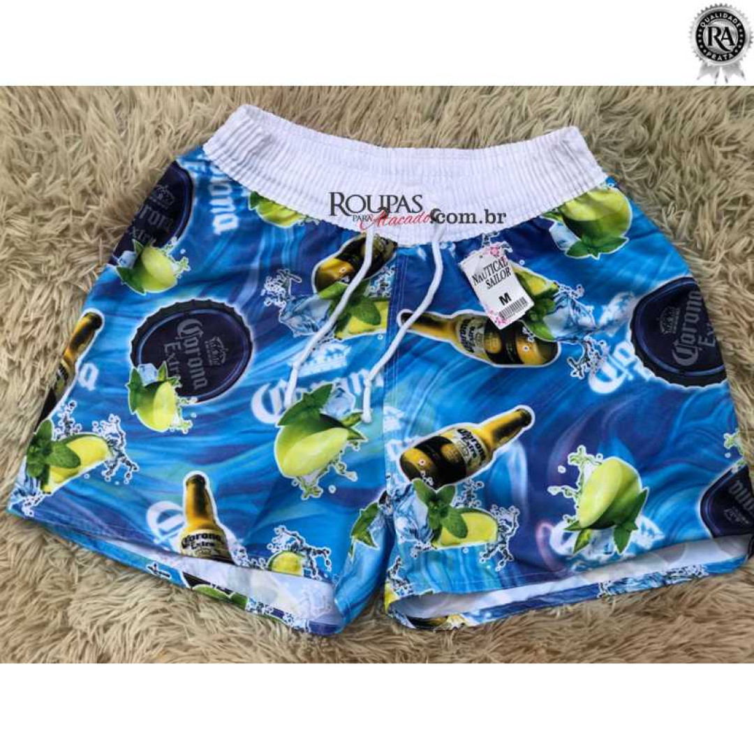 Short Tactel Juvenil Feminino Estampado