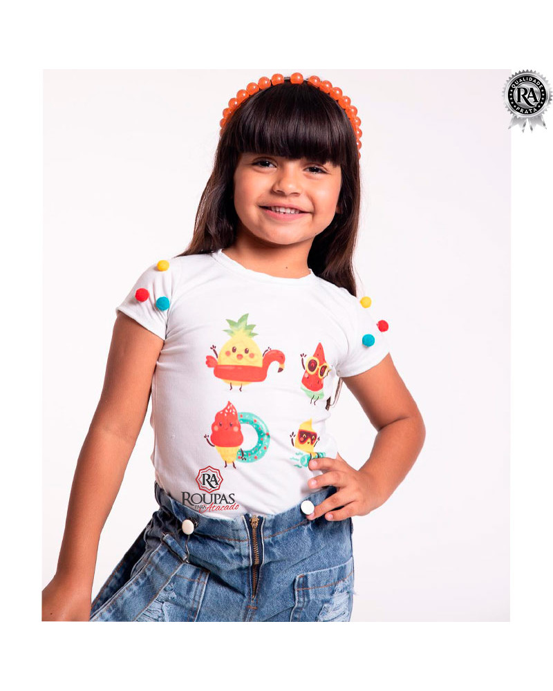 Blusas Modinhas Infantil Em Viscolaycra