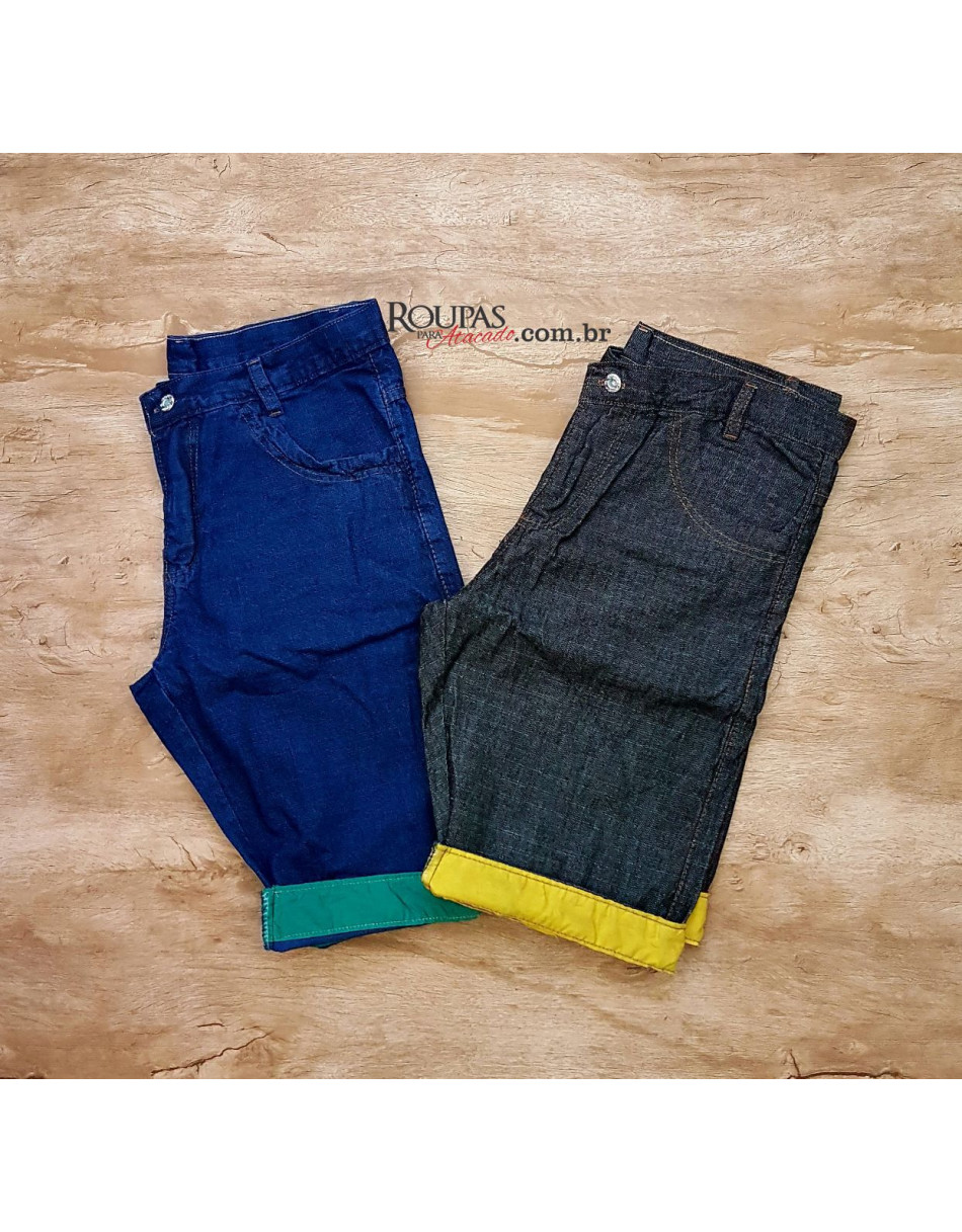 Bermuda Jeans Masculina Basic