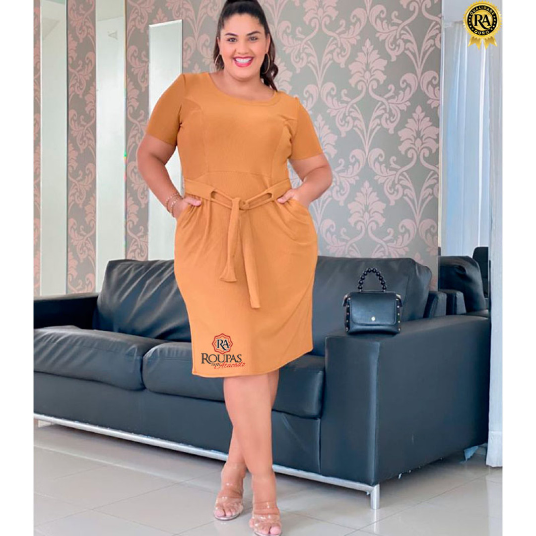 Vestido Plus Size Montaria