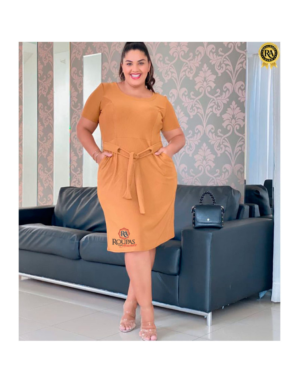 Vestido Plus Size Montaria 