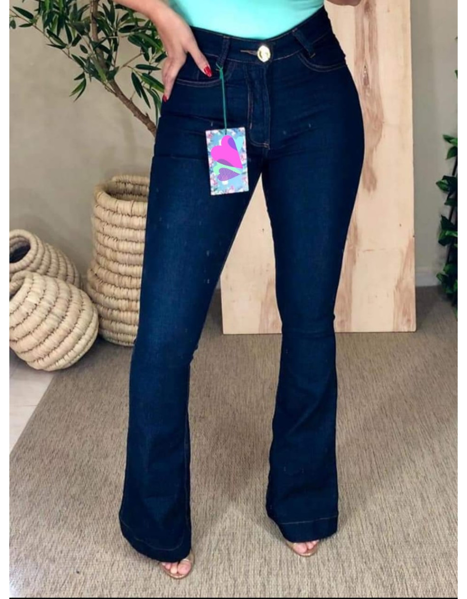 Calça Jeans Flare Feminina