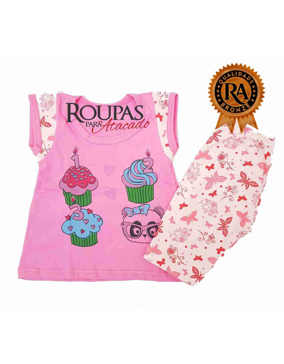 Conjunto legue infantil feminino 