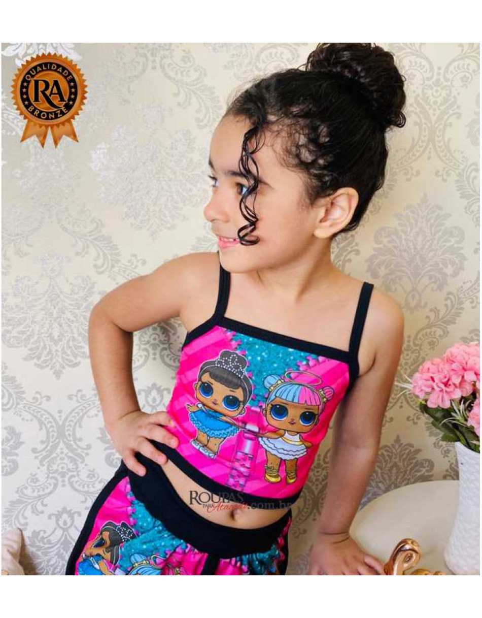 Conjunto Short E Blusa Infantil 