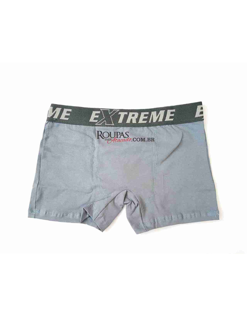 Cueca Boxer Cós Elástico Masculina Adulto