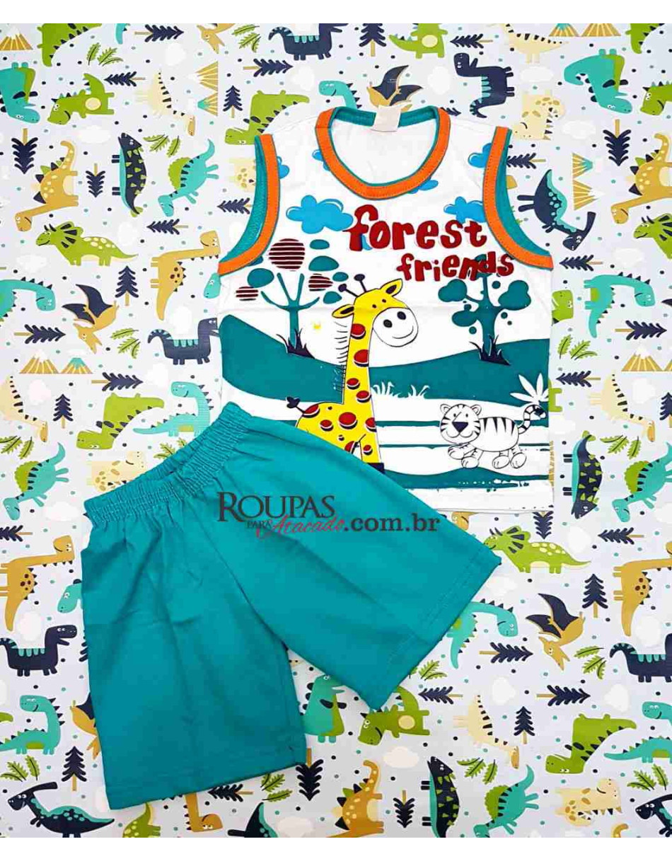 Conjunto Regata Infantil Masculino Reneguinho