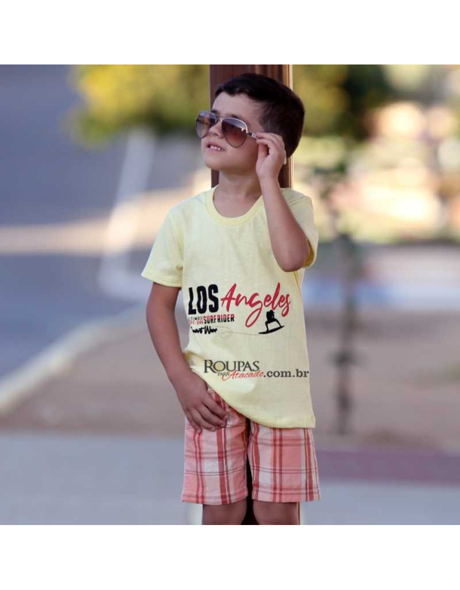 Camisa Infantil Algodão Com Estampas