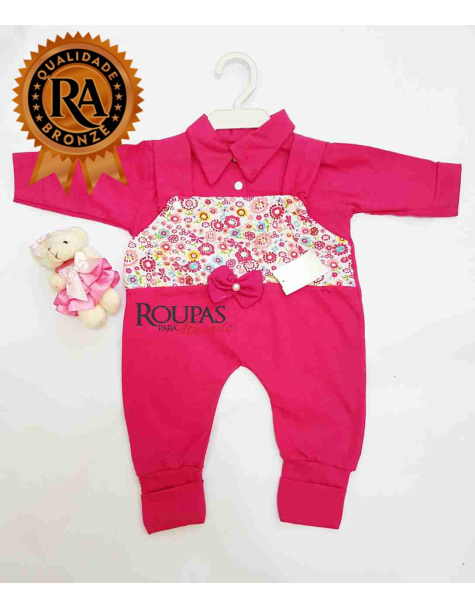 Macacão longo Para Bebe feminino