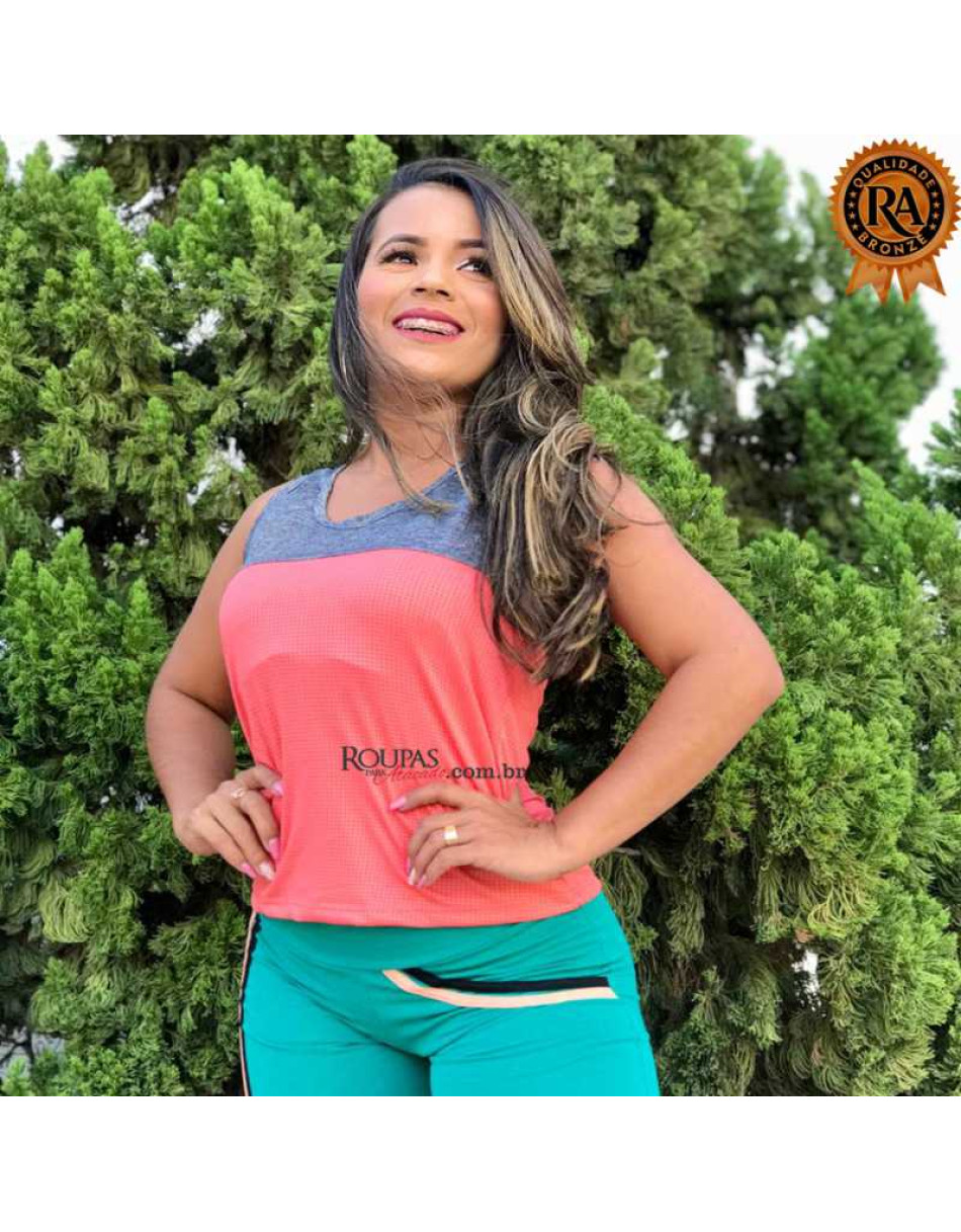 Blusa de Academia Feminina Fitness