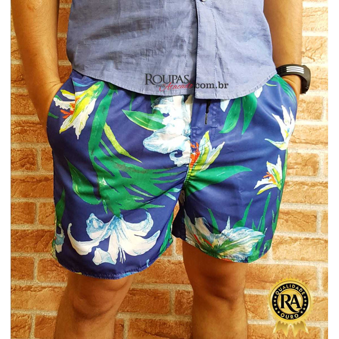 Bermudas Masculinas Estampada P ao GG