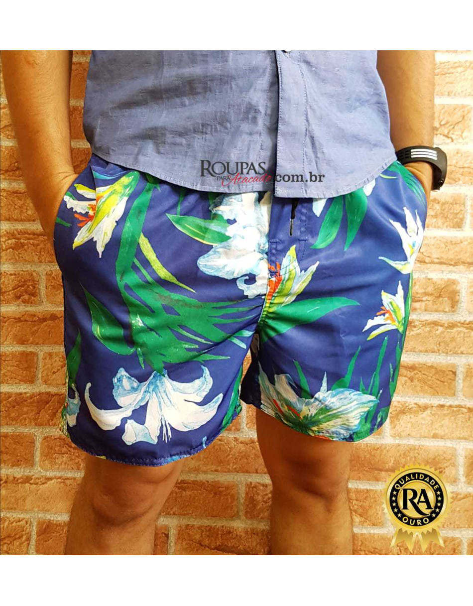 Bermudas Masculinas Estampada P ao GG