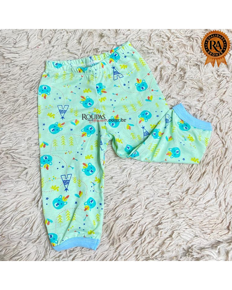 Calça Infantil Menino Em Malha Fria