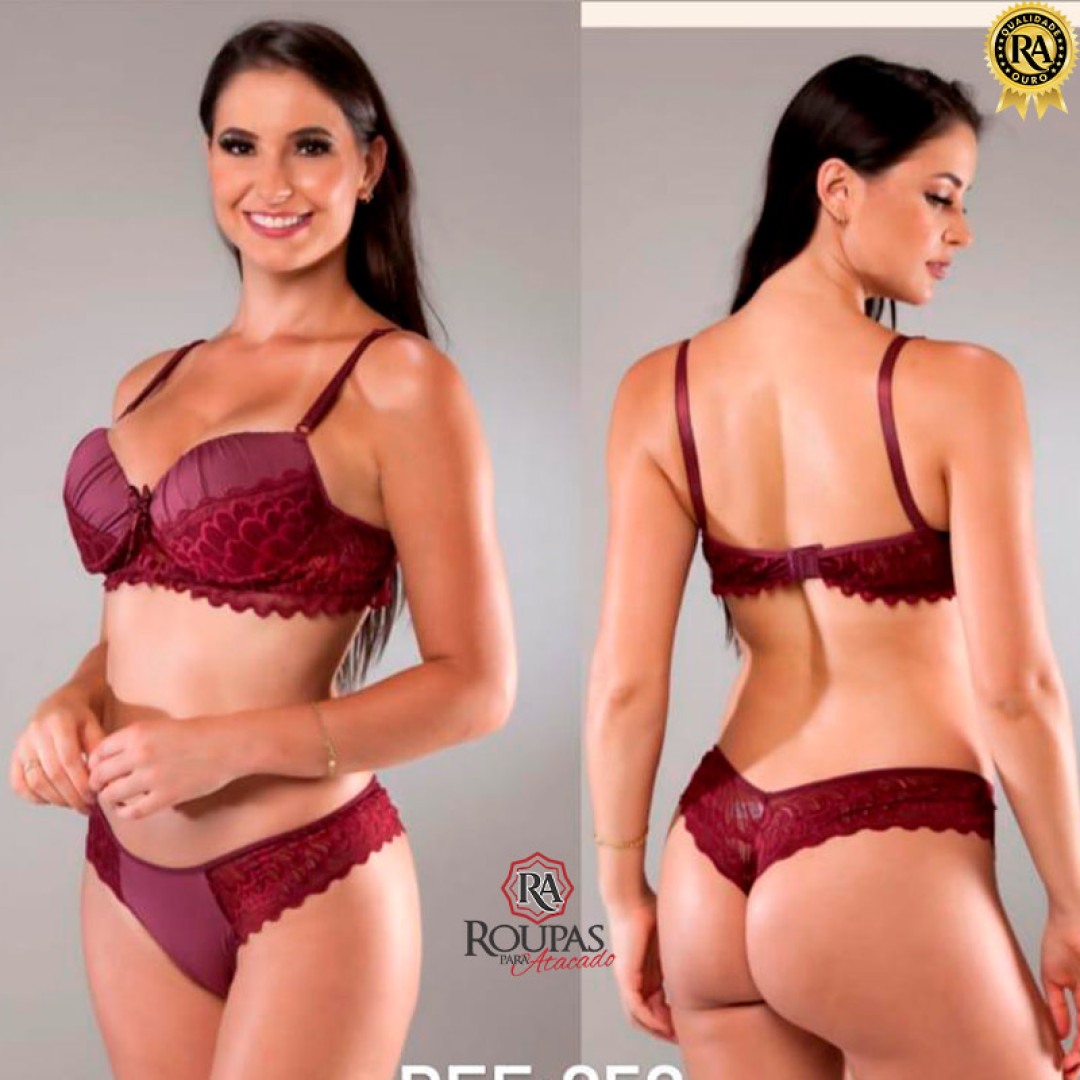 Conjunto Lingerie Safira Detalhes