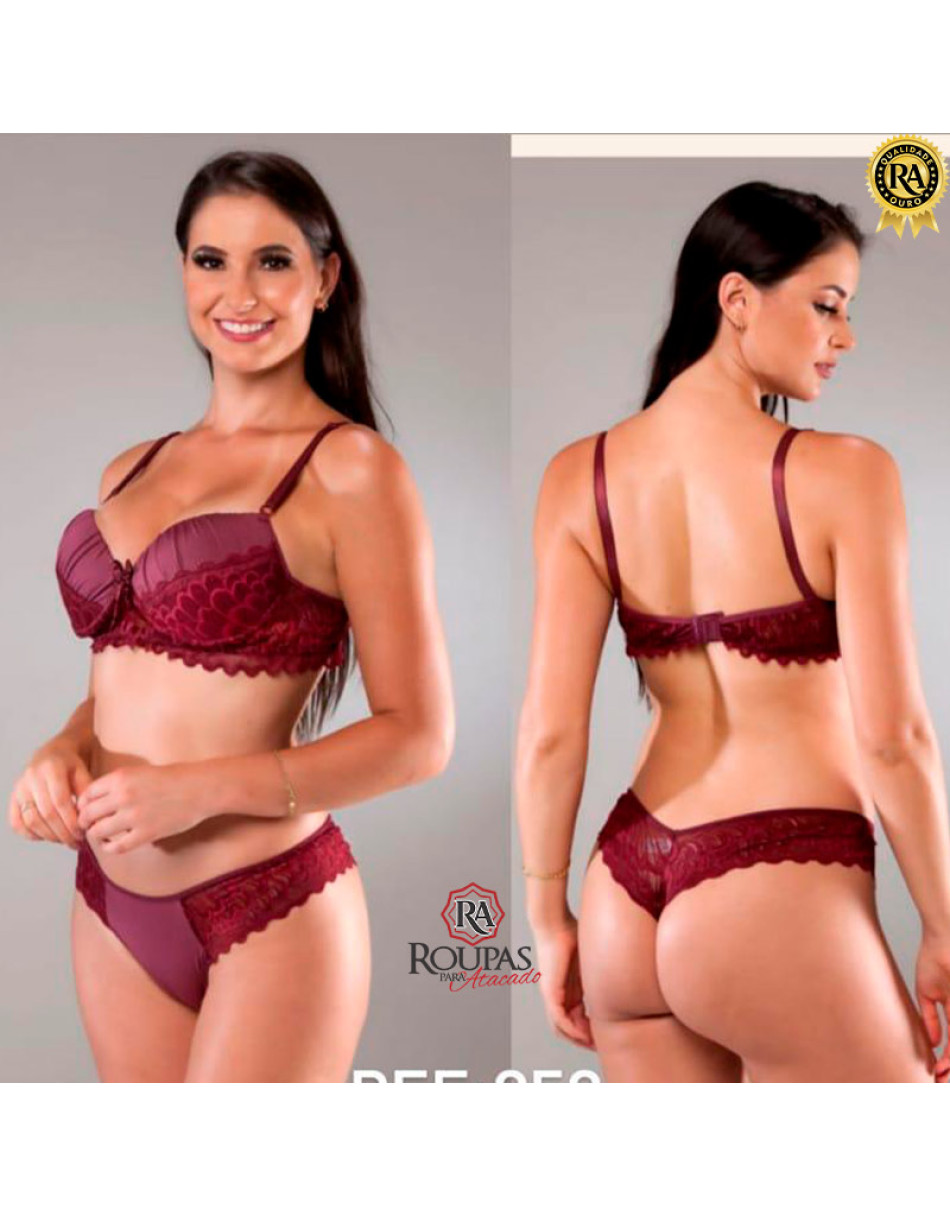 Conjunto Lingerie Safira Detalhes