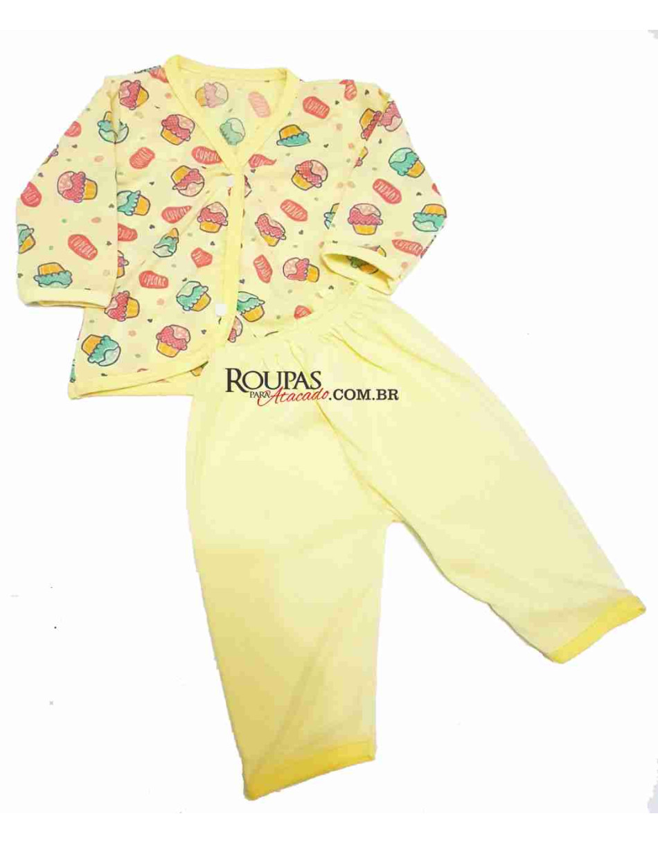 Pijama para Bebe Estampado Feminino