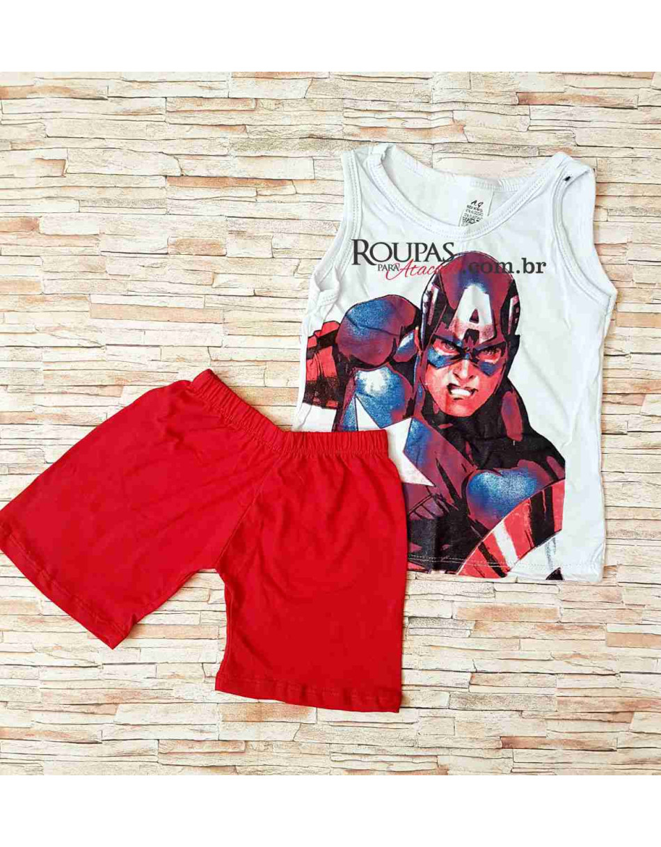 Conjunto Infantil Masculino Algodão Fag