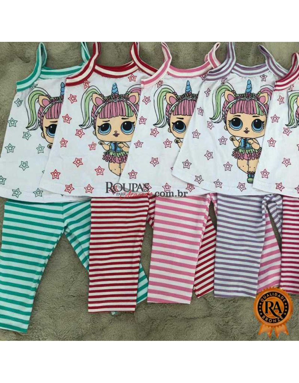 Conjunto legue infantil feminino 