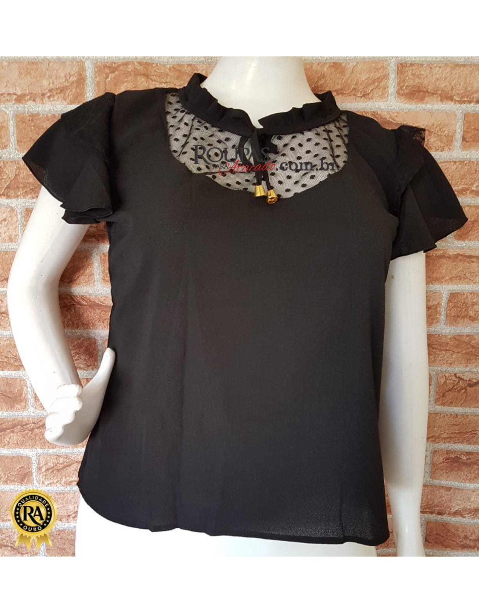 Blusa Crepe Evangélica G