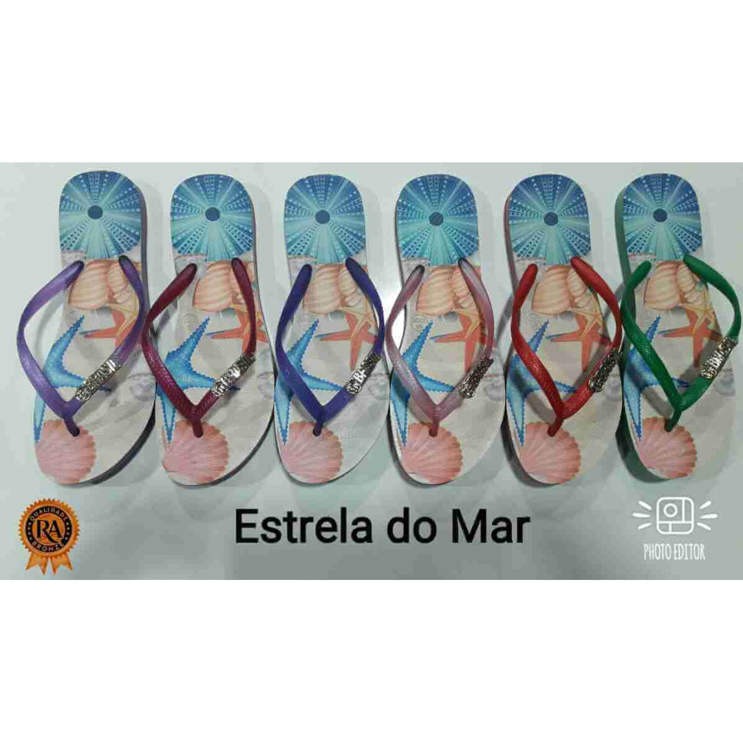 Chinelo Feminino Bel Com Estampas