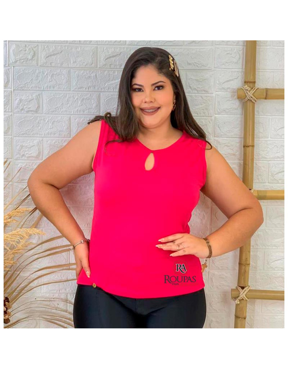 Blusa Feminina Plus Size Lisa Em Suede