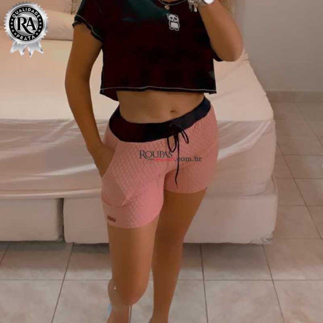 Short Matelassê Feminino Adulto