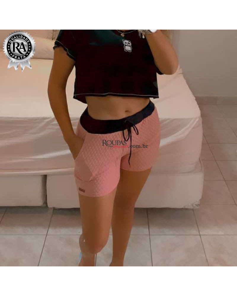 Short Matelassê Feminino Adulto