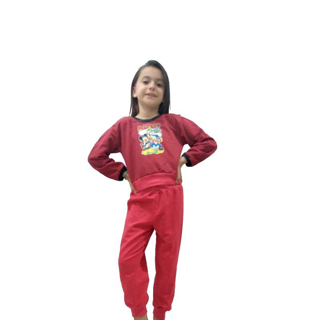 Conjunto de Pijama Infantil Moletim