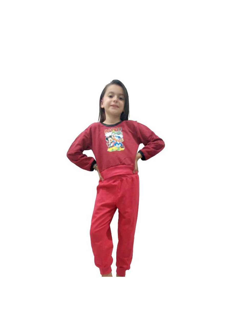 Conjunto de Pijama Infantil Moletim