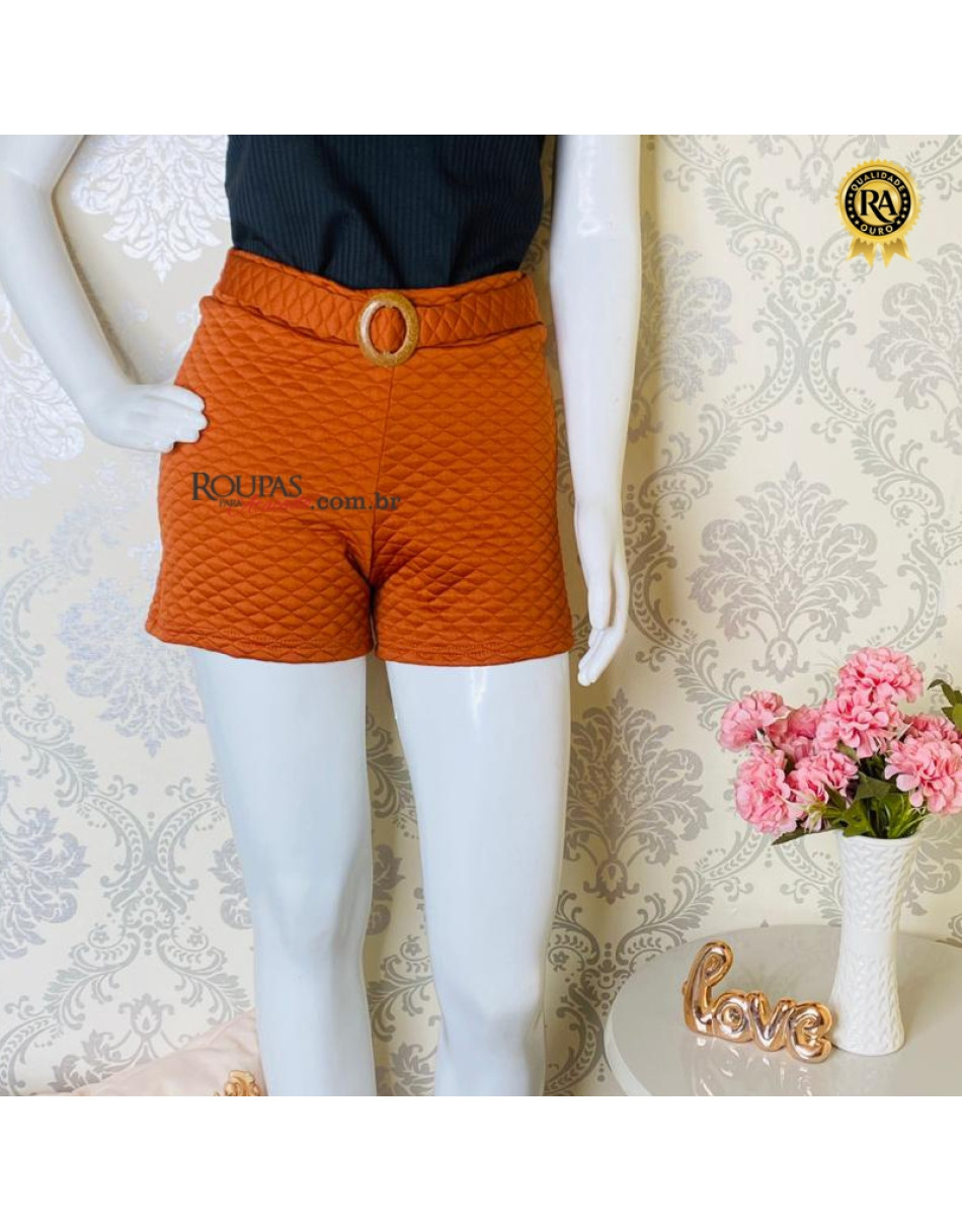 Short Feminino Matelassê Vários Modelos 