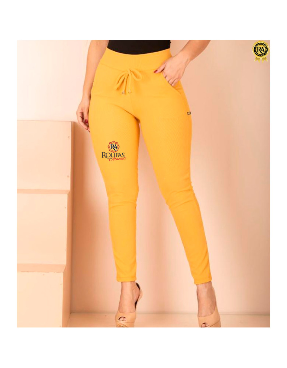 Calça Feminina Montaria Com Bolso