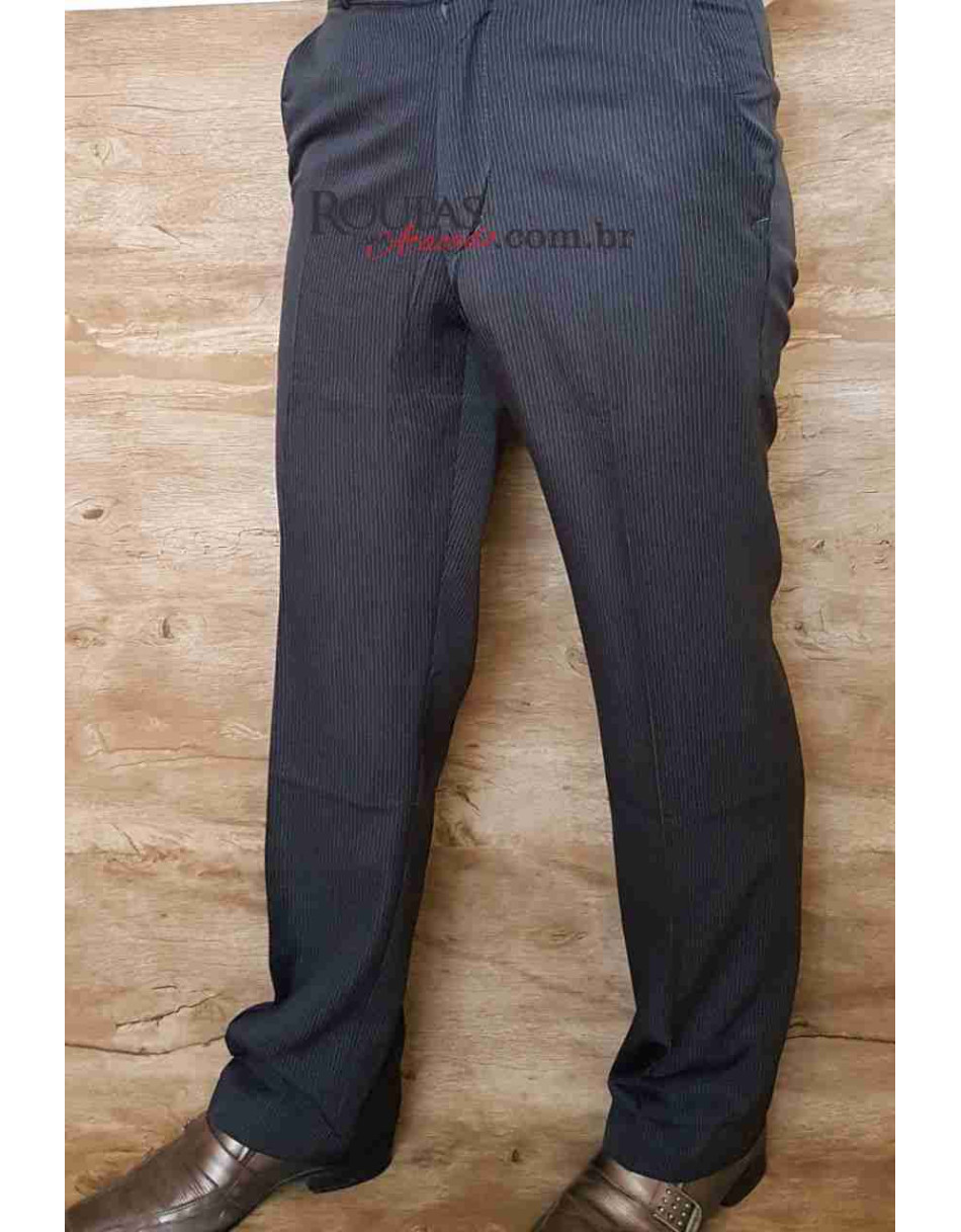 Calça Social Masculina Risca de Giz