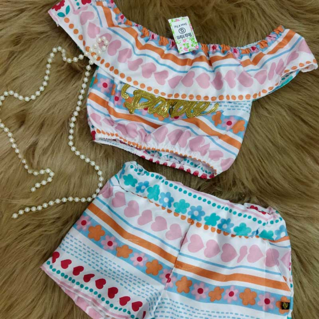 Conjunto Infantil Feminino Ciganinha