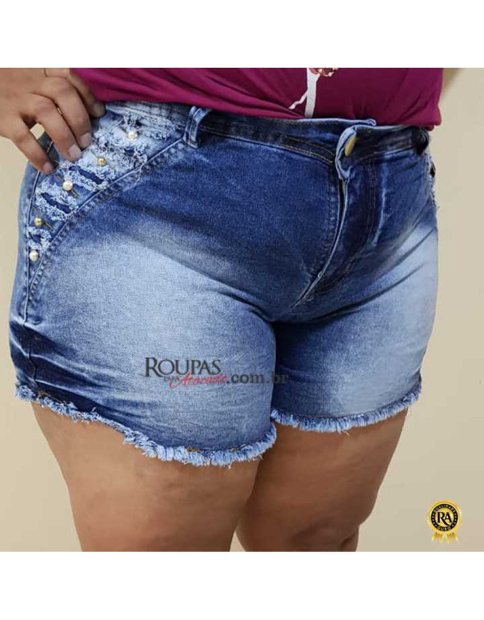 SHORT JEANS PLUS SIZE