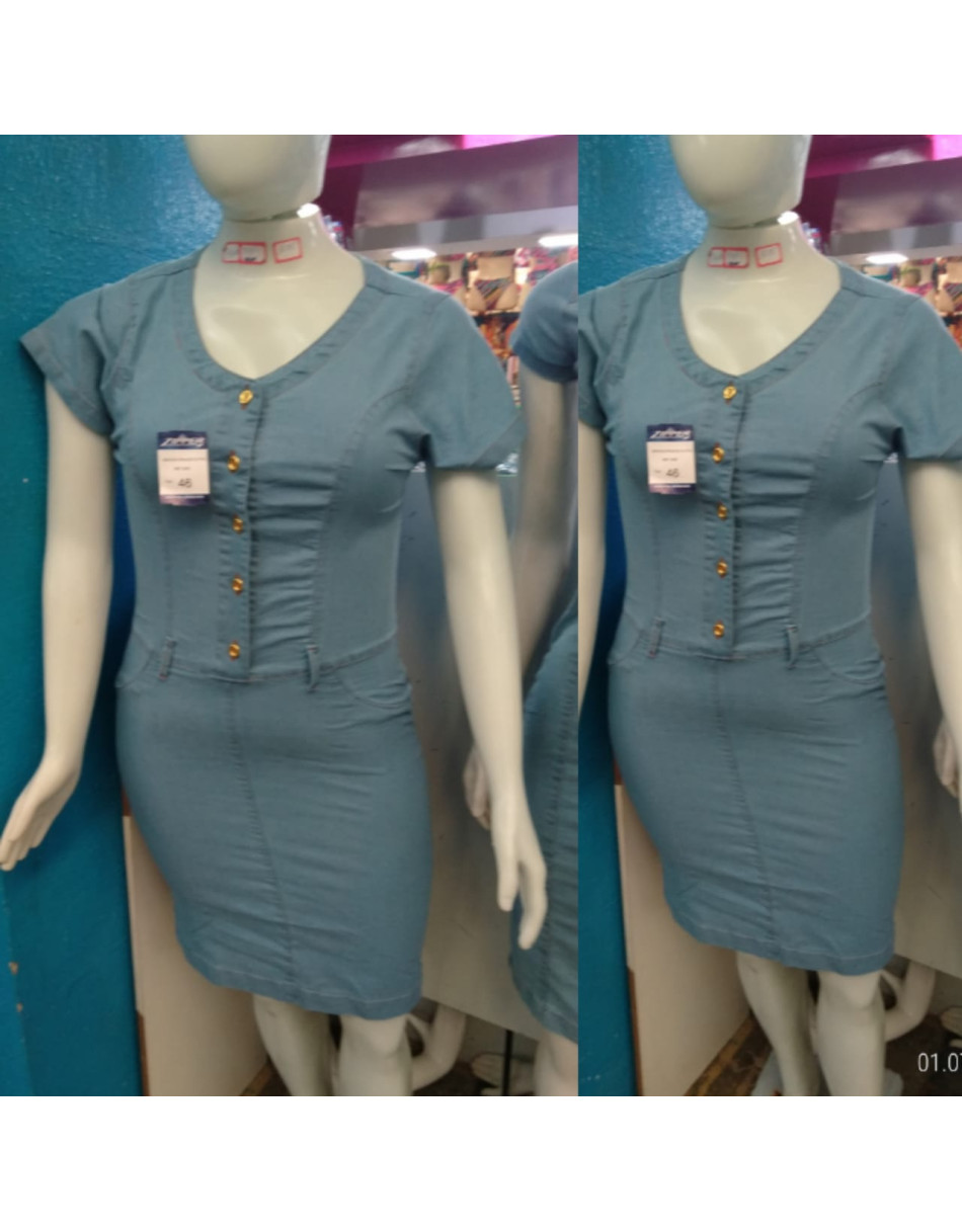 Vestido Jeans Evangelico