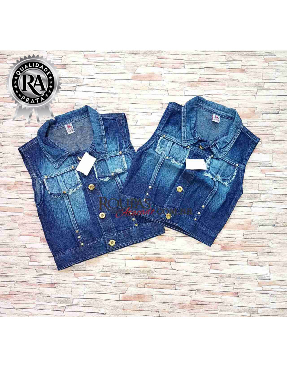 Colete Jeans Infantil