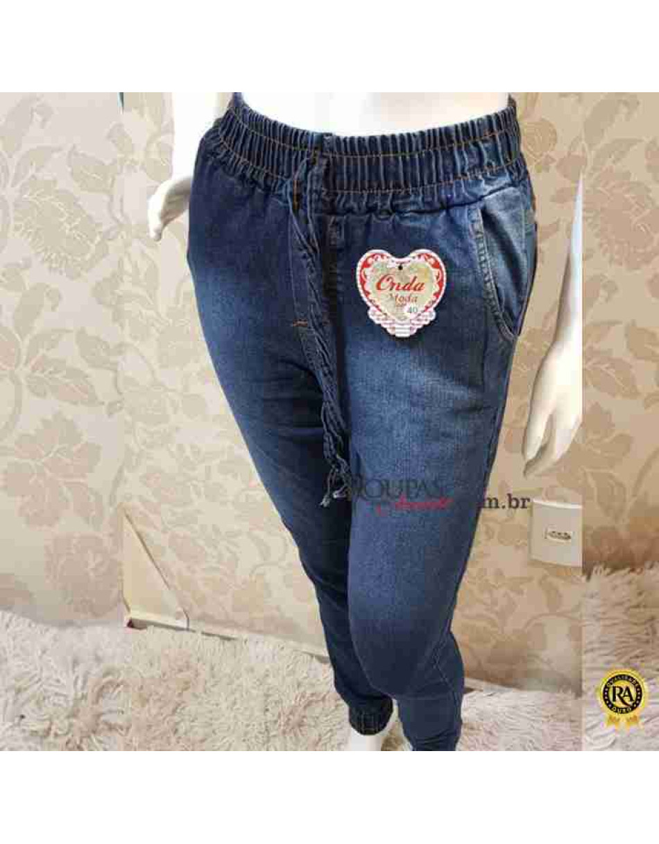 Calça Jogger Feminina Jeans