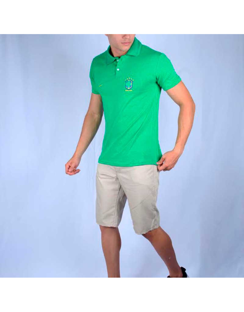 Camisa Polo Masculina Brasil