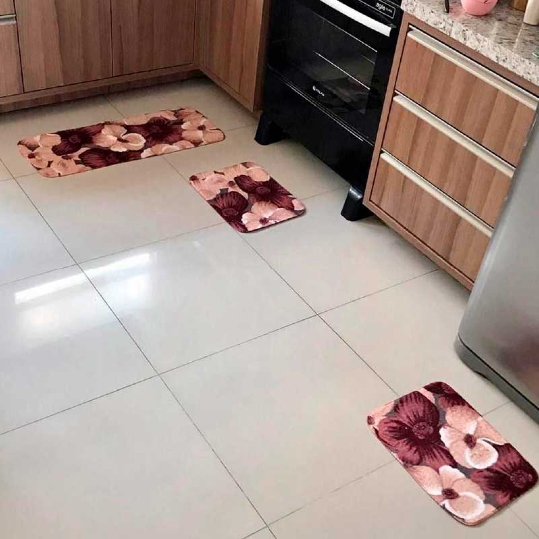 Jogo Passadeira Cozinha 3 peças