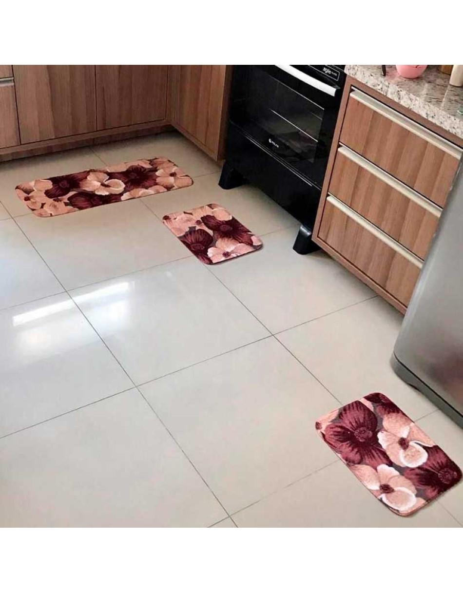 Jogo Passadeira Cozinha 3 peças