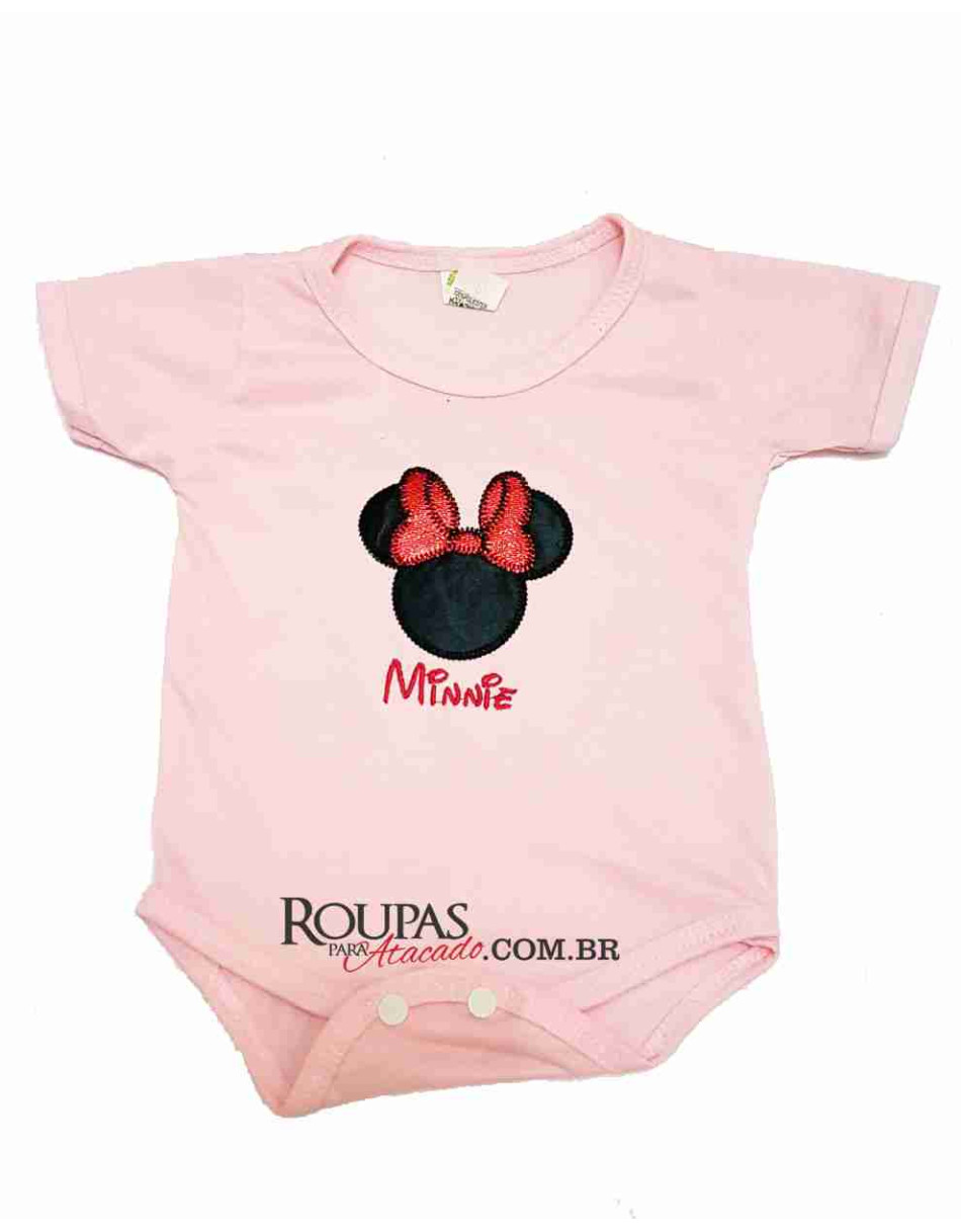 BODY  PARA BEBE FEMININO BORDADO