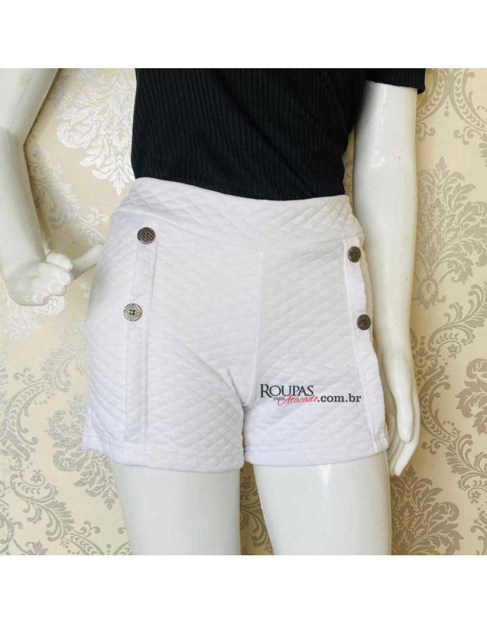 Short Feminino Matelassê Vários Modelos 