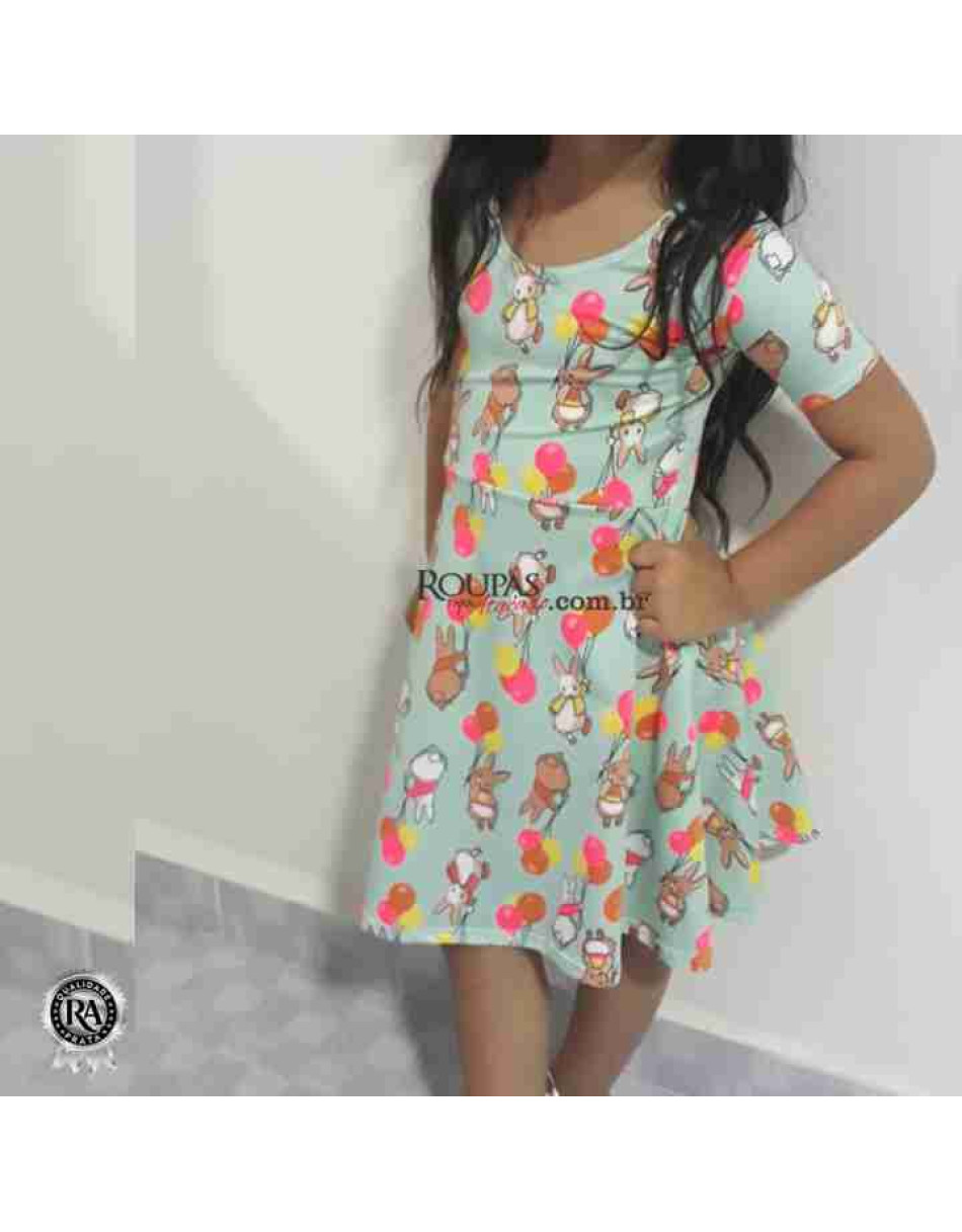 Vestido Infantil Fio Torcido Sofia