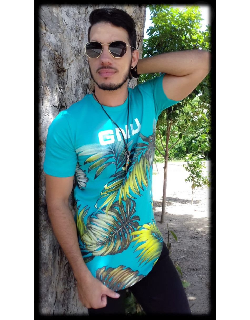 Camisa Oversized Longline Masculina Adulta