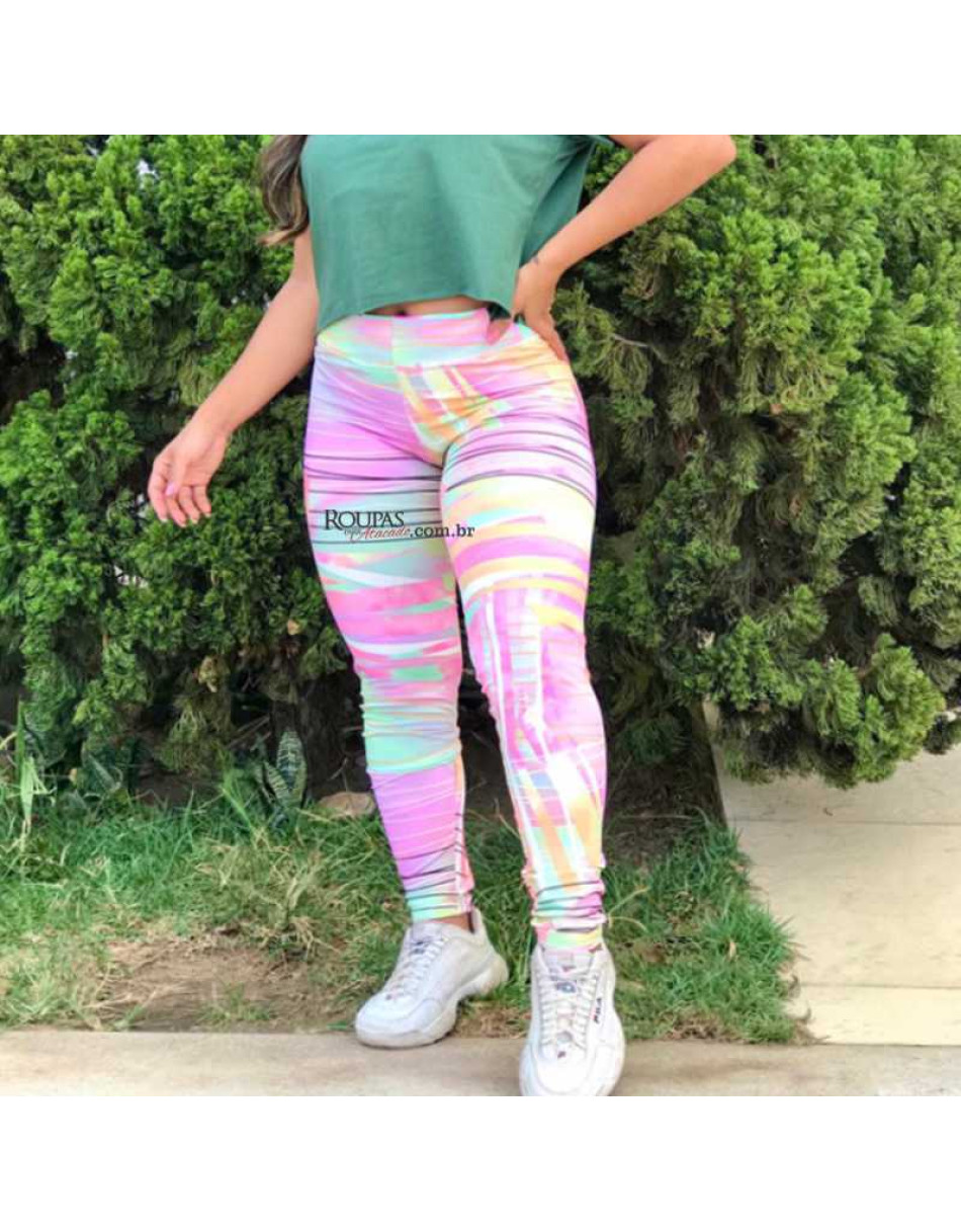 Calça Legging Suplex Estampada