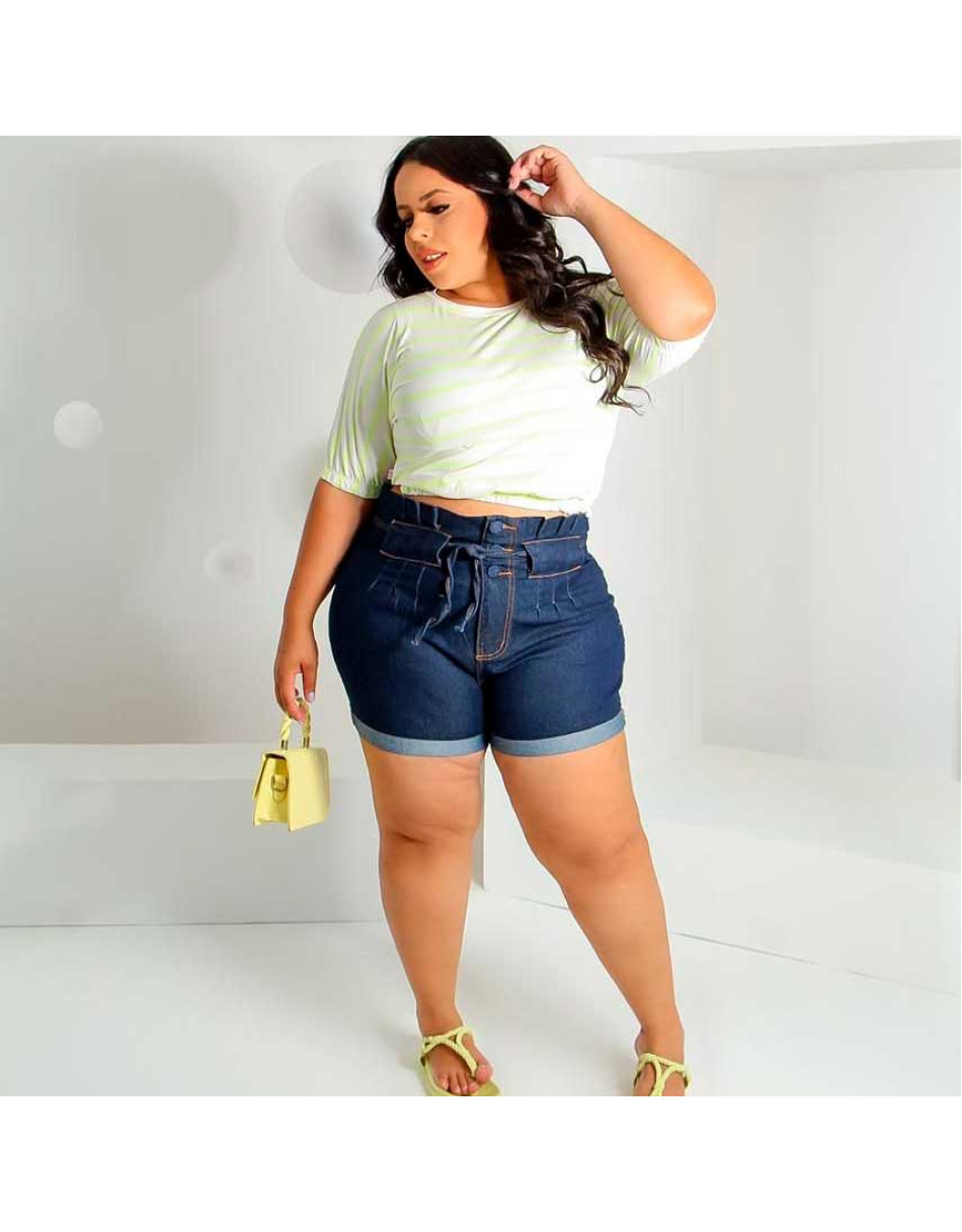 SHORT JEANS PLUS SIZE