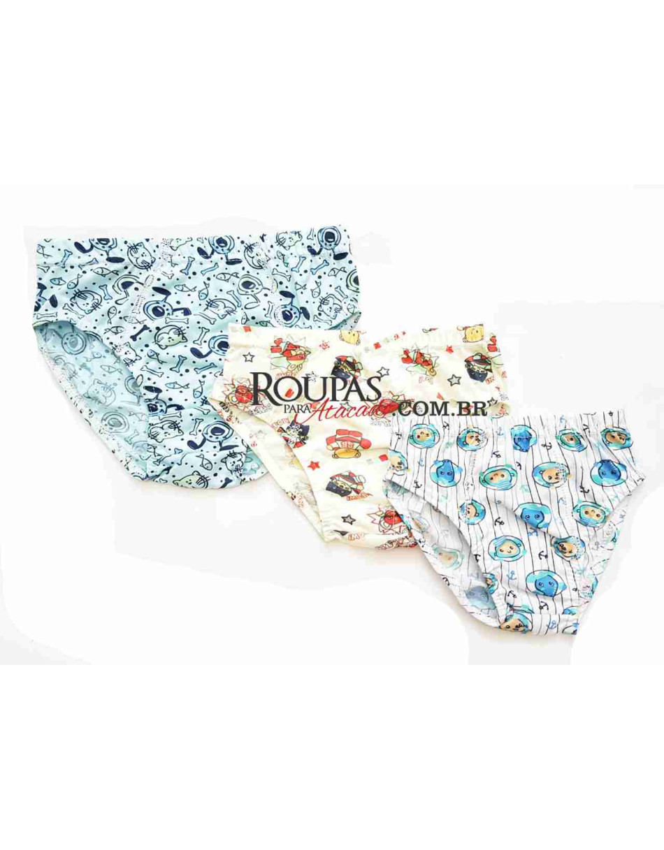 Cueca infantil Malha Fria P M G