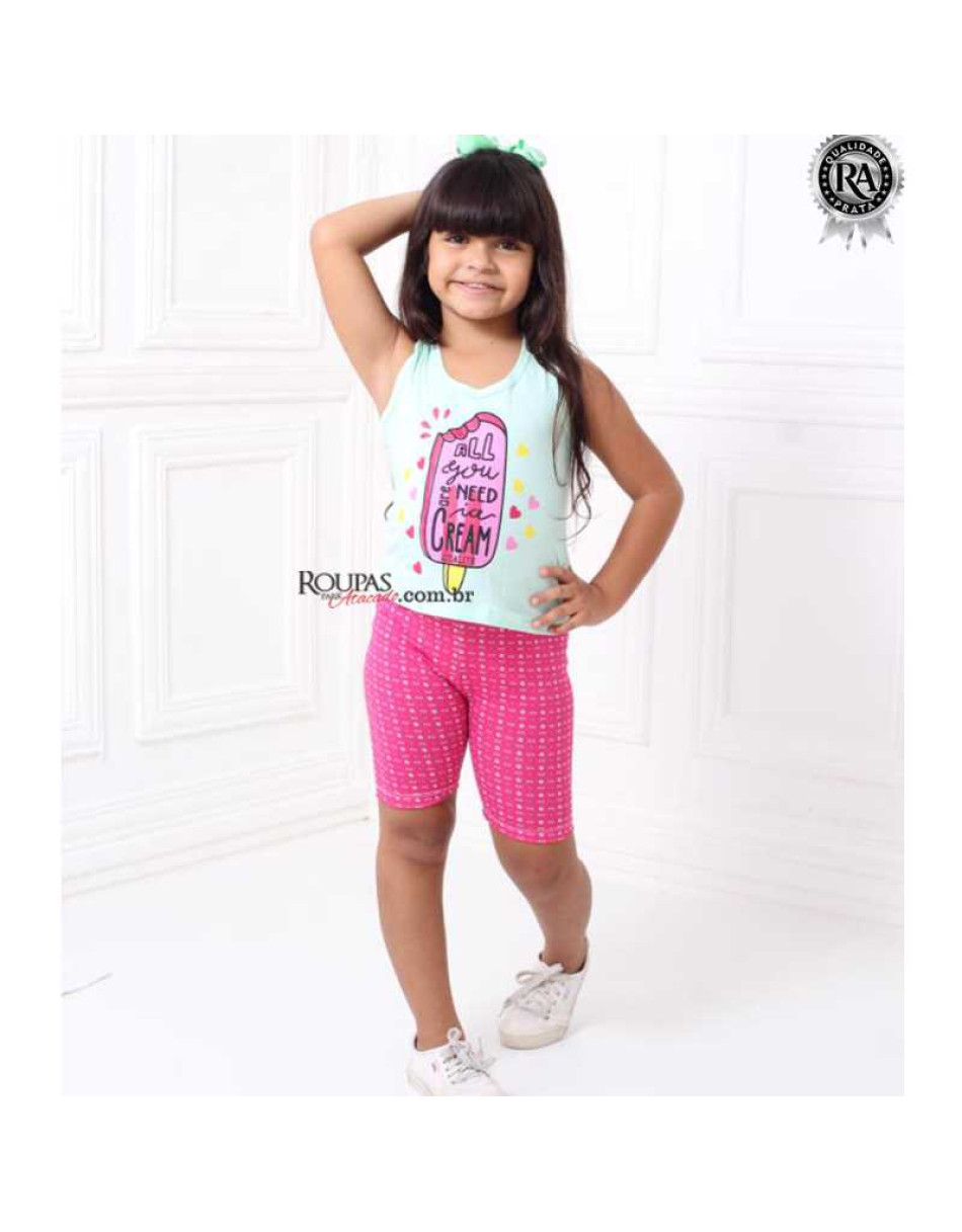 Conjunto Infantil Blusa e Legging